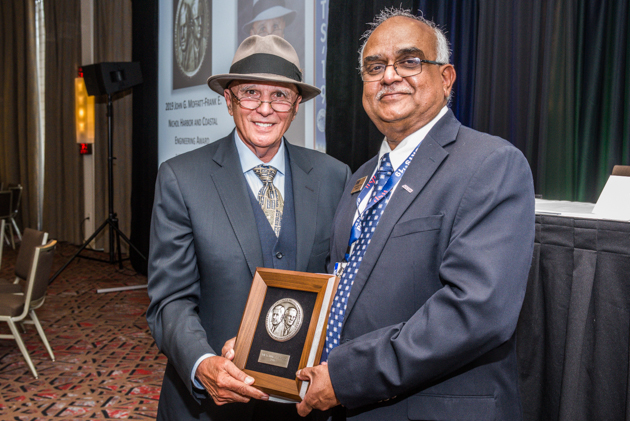 The 2019 John G. Moffatt - Frank E. Nichol Harbor and Coastal Engineering Award was presented to Bill Dutra, A.M.ASCE.