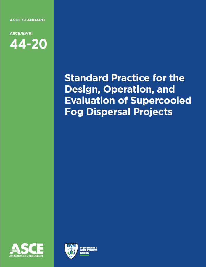 Standard Practice for the Design, Operation, and Evaluation of Supercooled Fog Dispersal Projects (44-20)