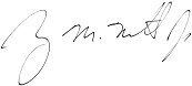 T&DI President Roger Millar's Signature T&DI President Roger Millar's Signature