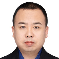Man in black shirt
