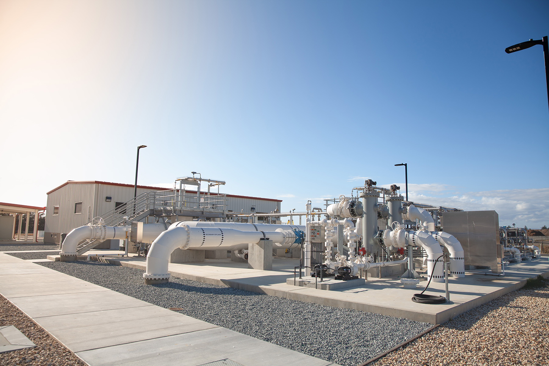 A water supply facility is shown.