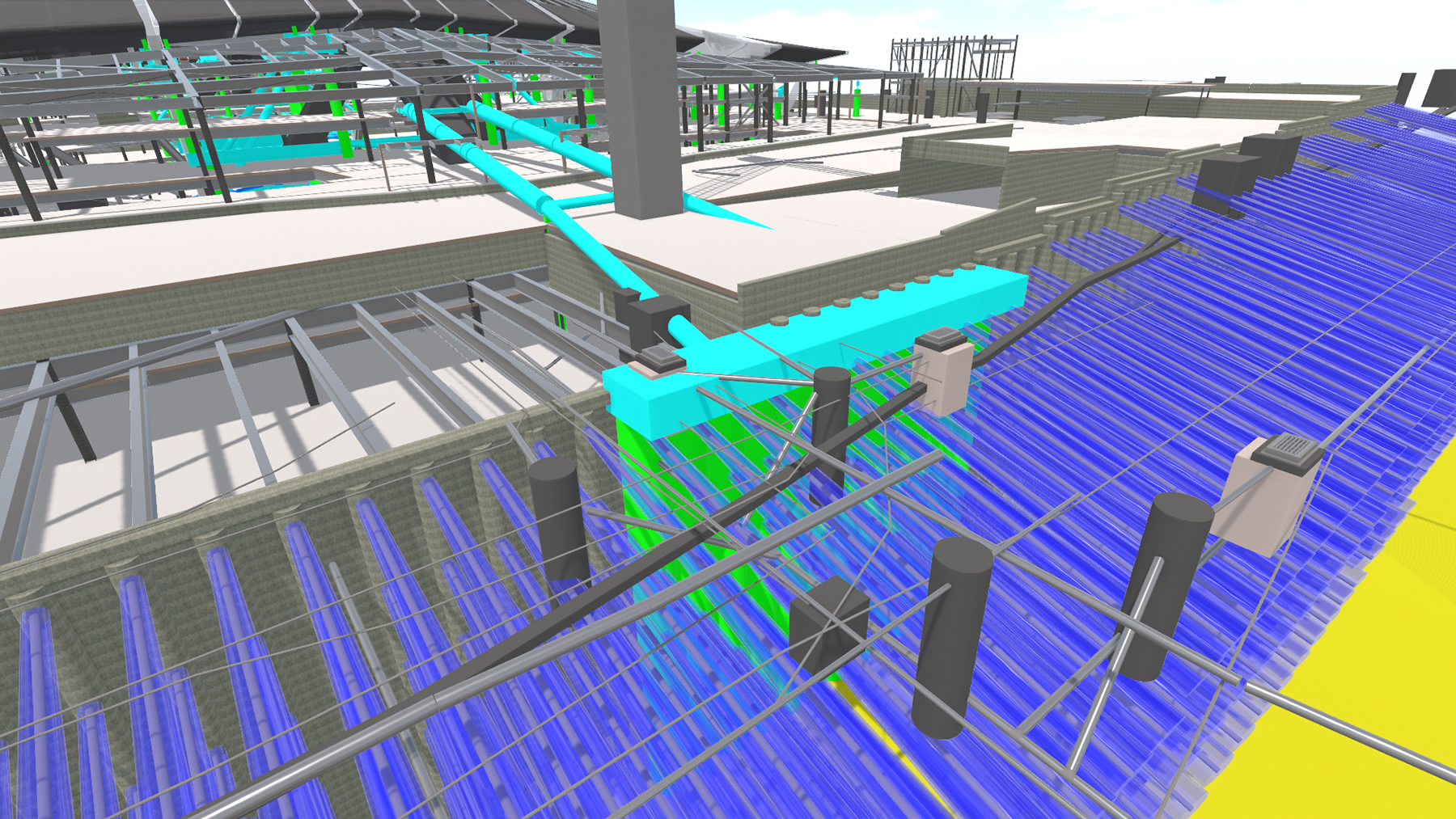 Virtual imaging. (Image courtesy of Thornton Tomasetti)