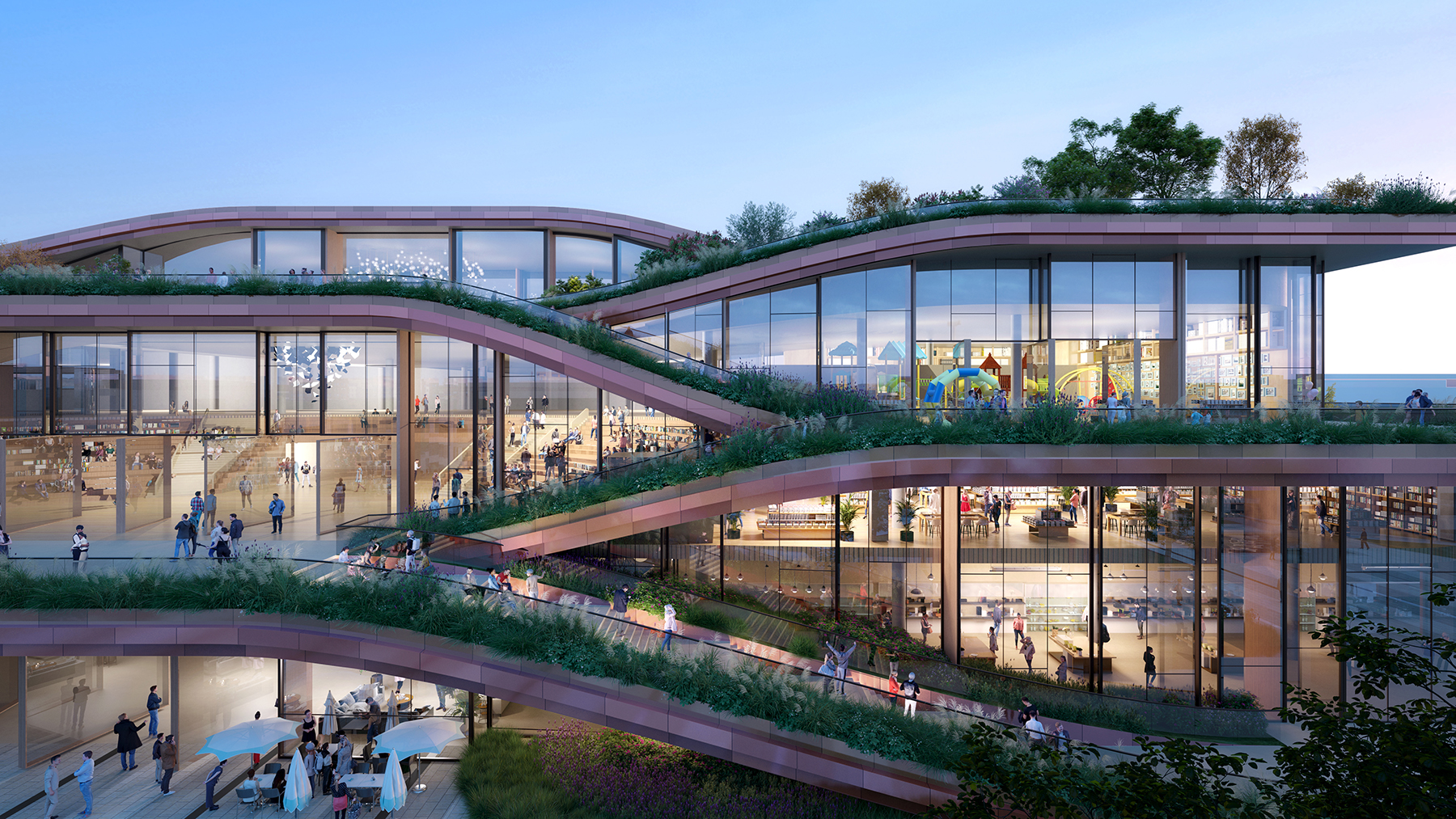 TERRACES AND GLASS
