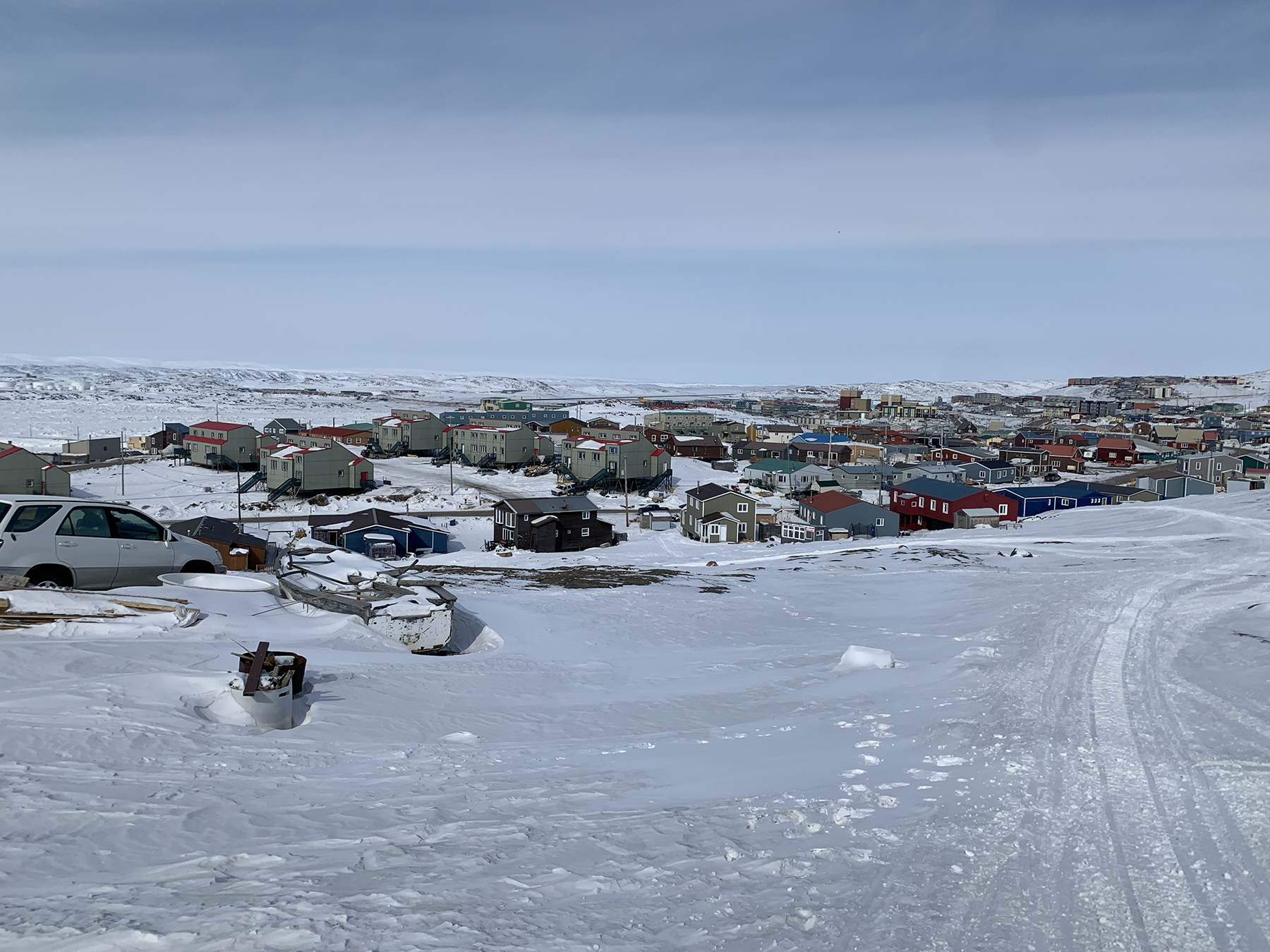 The remote city of Iqaluit, capital of the Canadian territory Nunavut. (Image courtesy of WSP Canada Inc.) 