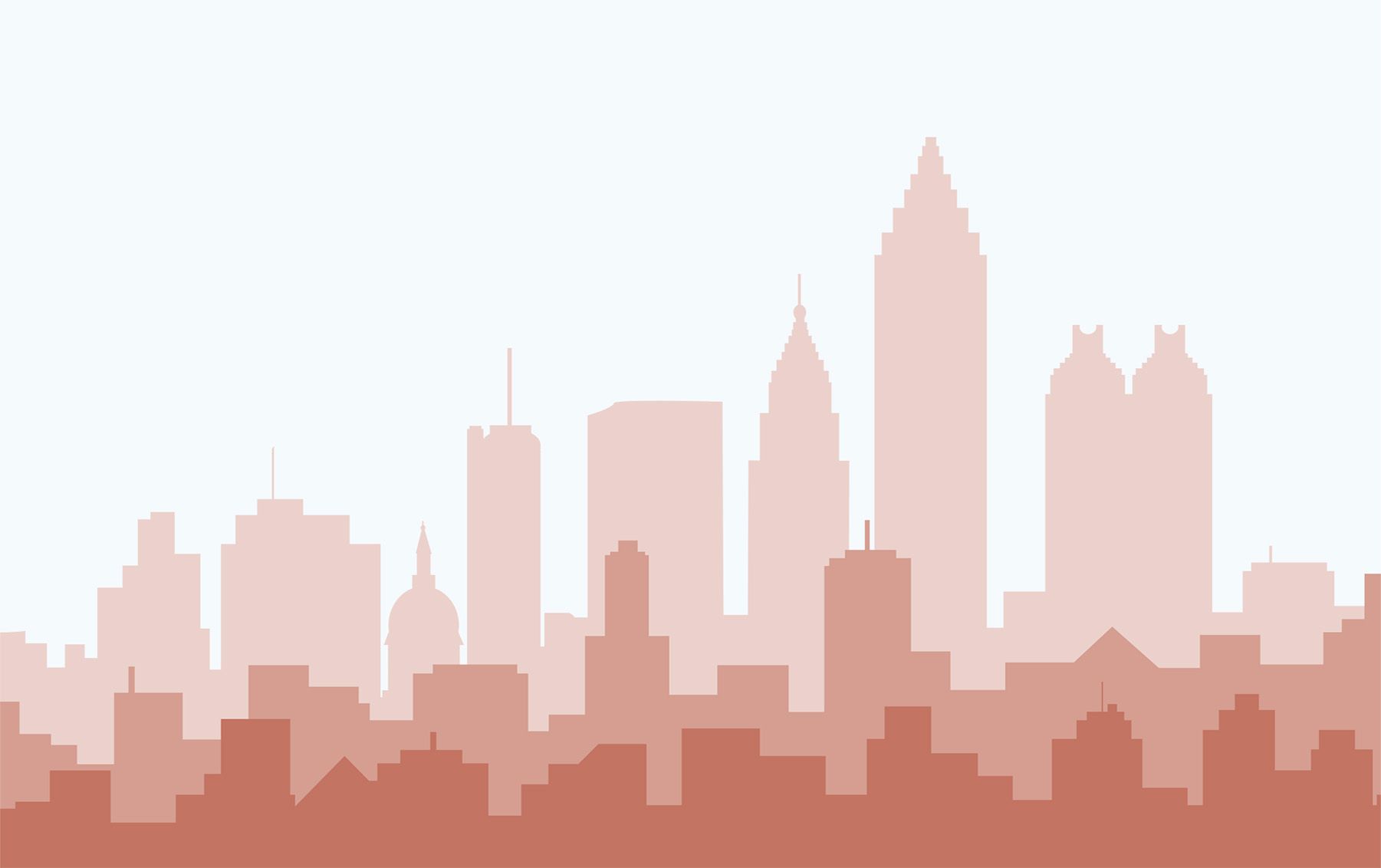 The drawing shows a city skyline, movie camera, and rolls of movie film.