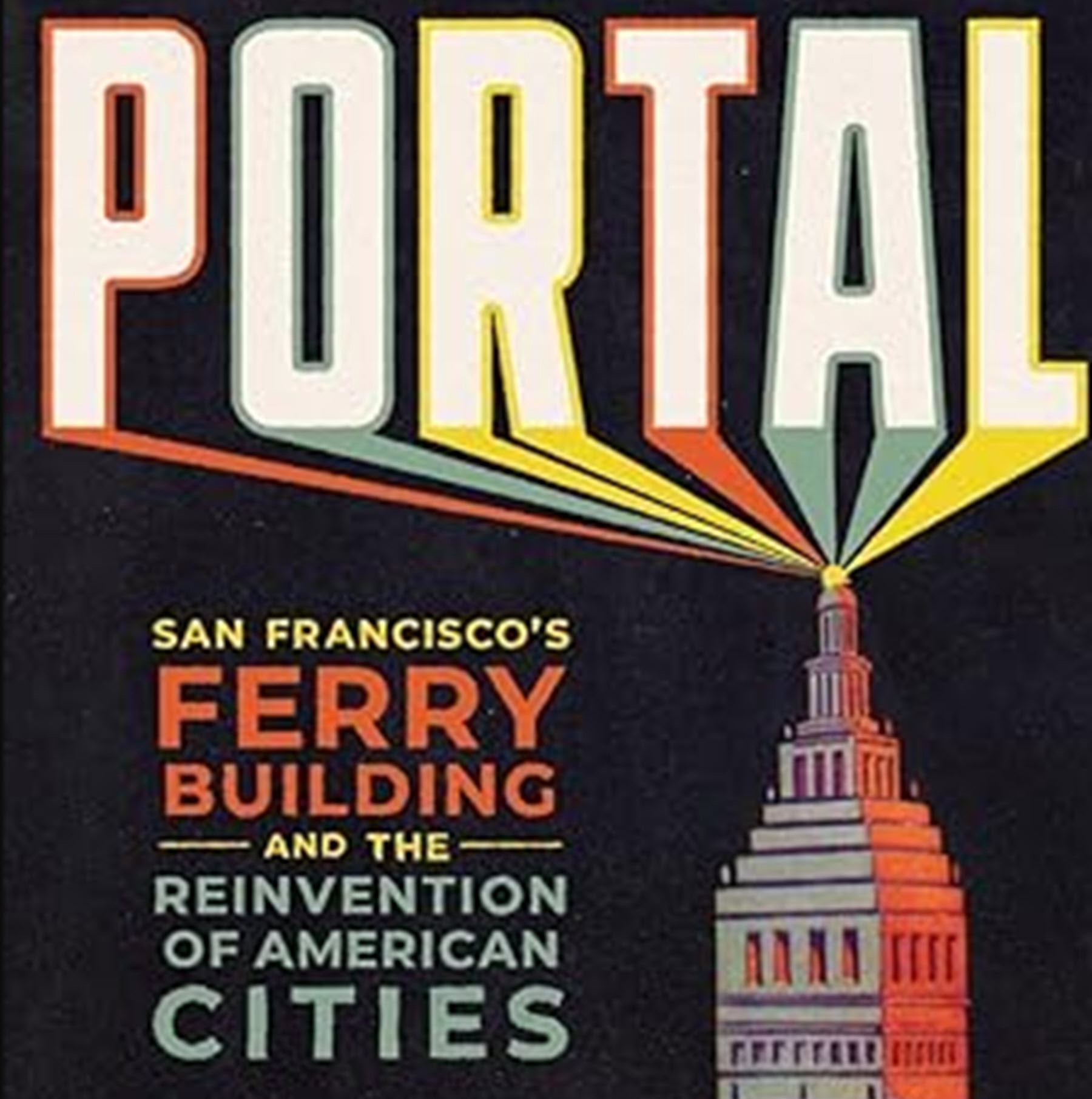 book cover featuring clocktower building