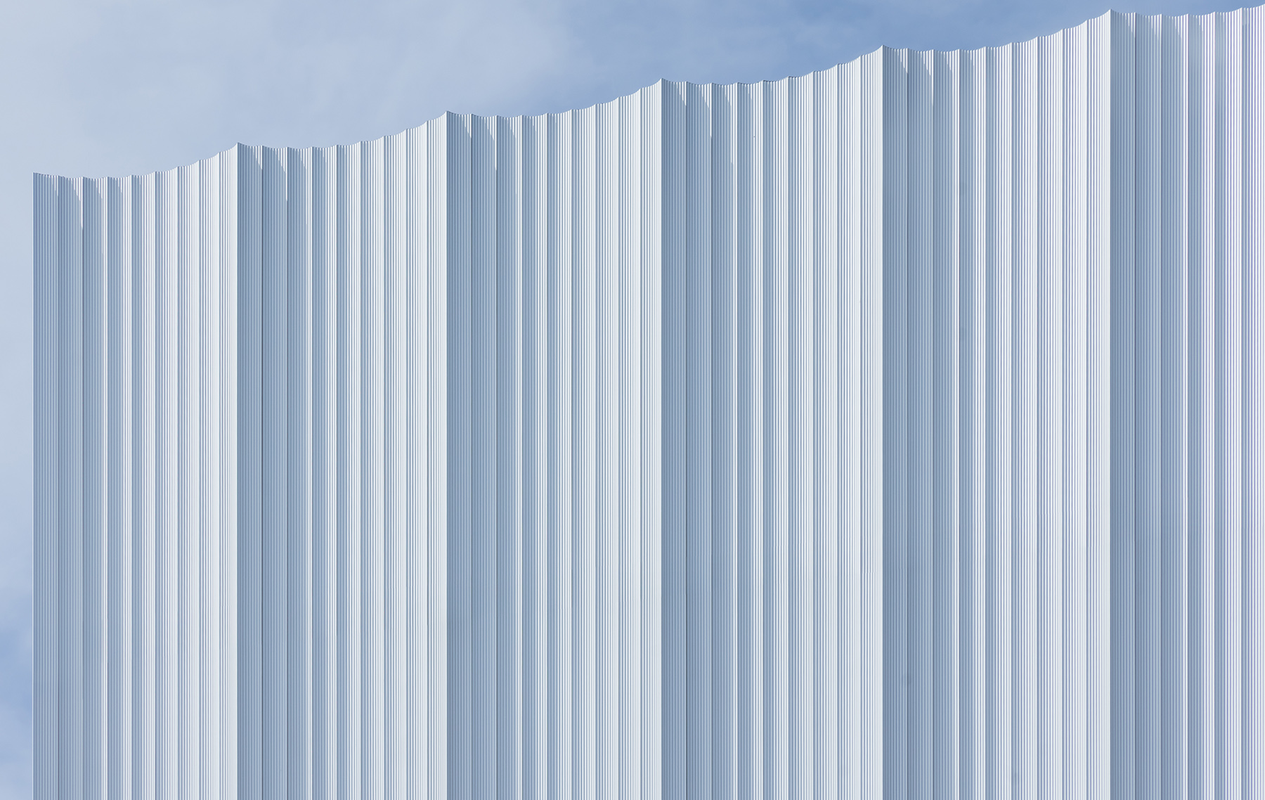 the building's facade
